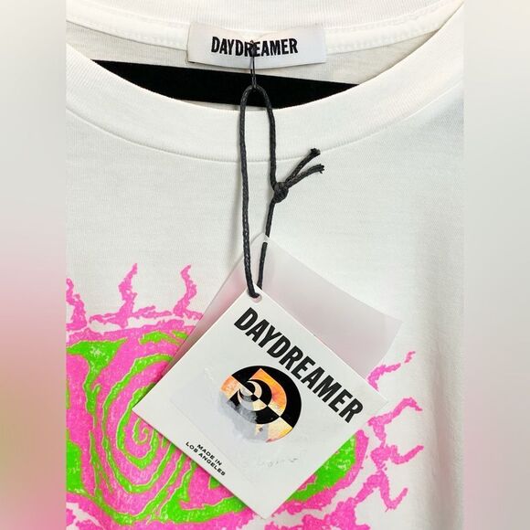 DAYDREAMER Free People Hole Sun graphic Band Tee Small NWT - Picture 5 of 8